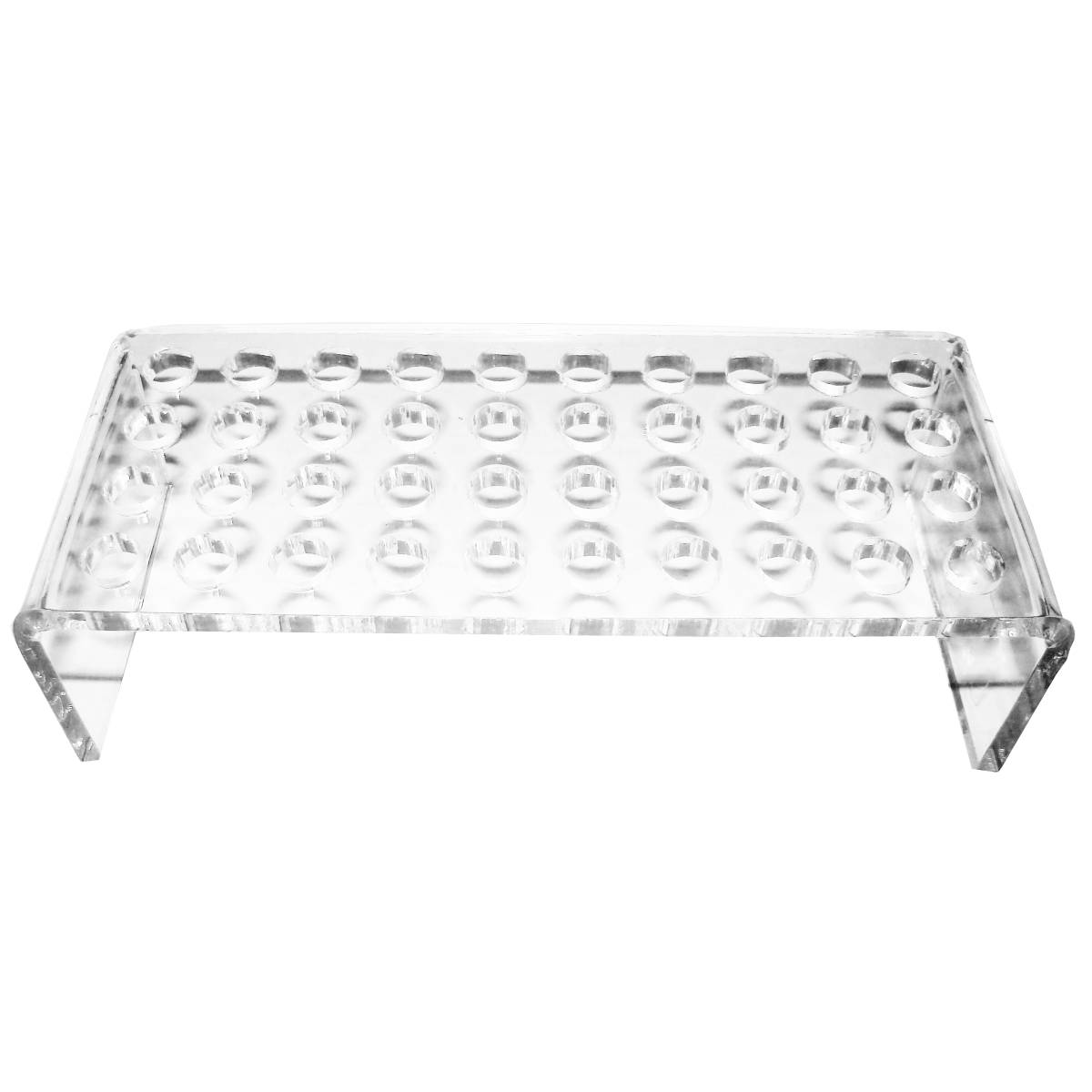 Acrylic Micro-Tube Rack for 1.5 ml and 2.0 ml Tubes, 40 Tube Capacity