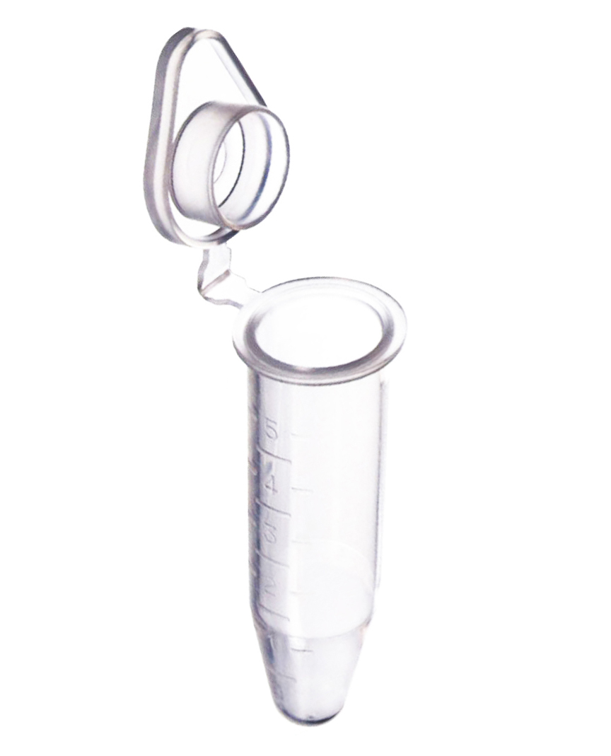 5ml Prep Tube, Conical, Sterile, Natural, 20 per Case