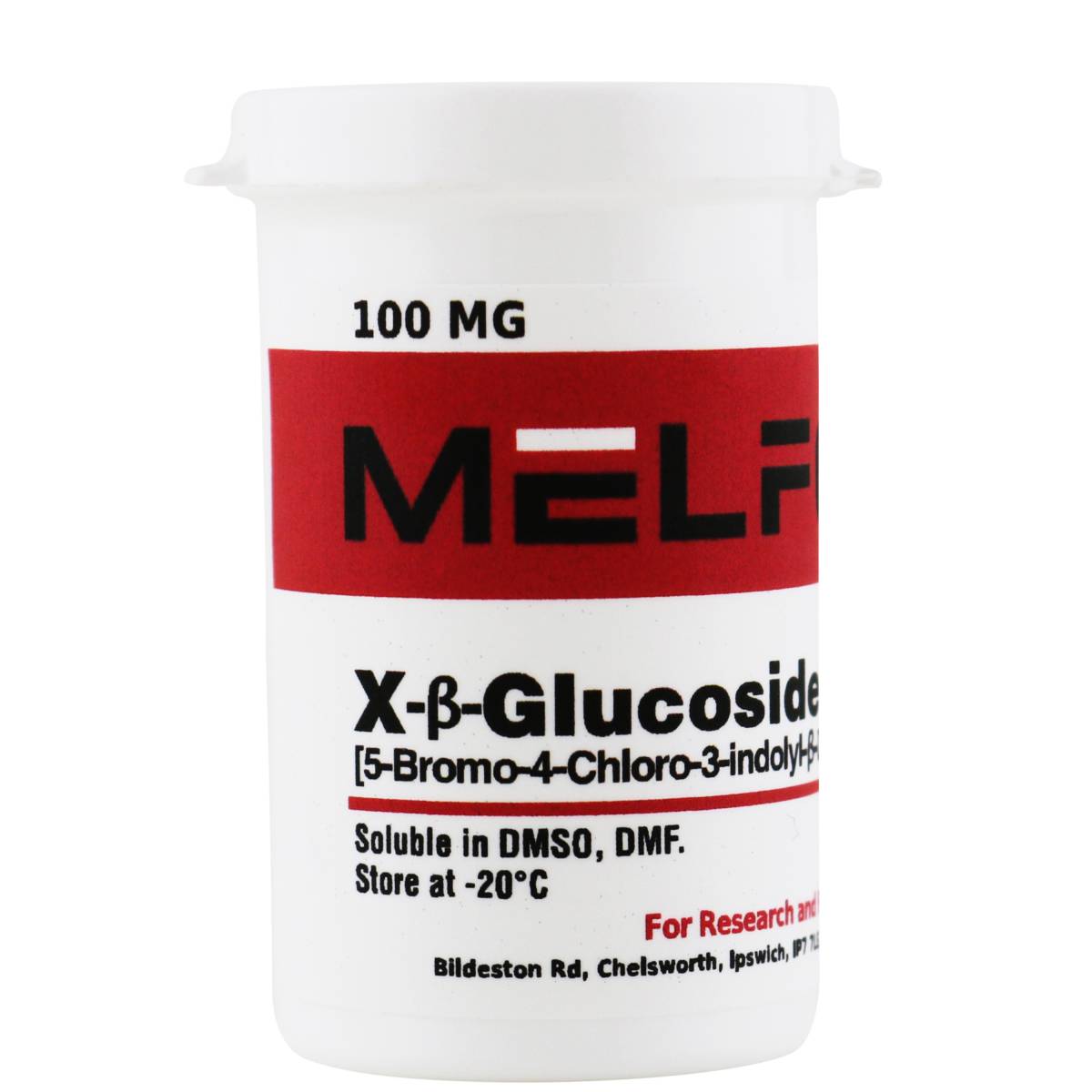 X-Glucoside [5-Bromo-4-Chloro-3-indolyl-β-D-glucopyranoside], 100 Milligrams