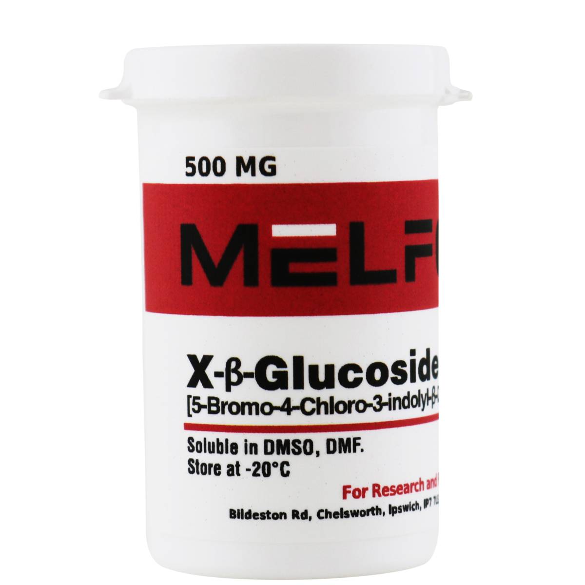 X-Glucoside [5-Bromo-4-Chloro-3-indolyl-β-D-glucopyranoside], 500 Milligrams