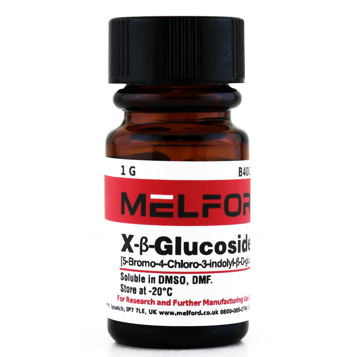 X-Glucoside [5-Bromo-4-Chloro-3-indolyl-β-D-glucopyranoside], 1 Gram