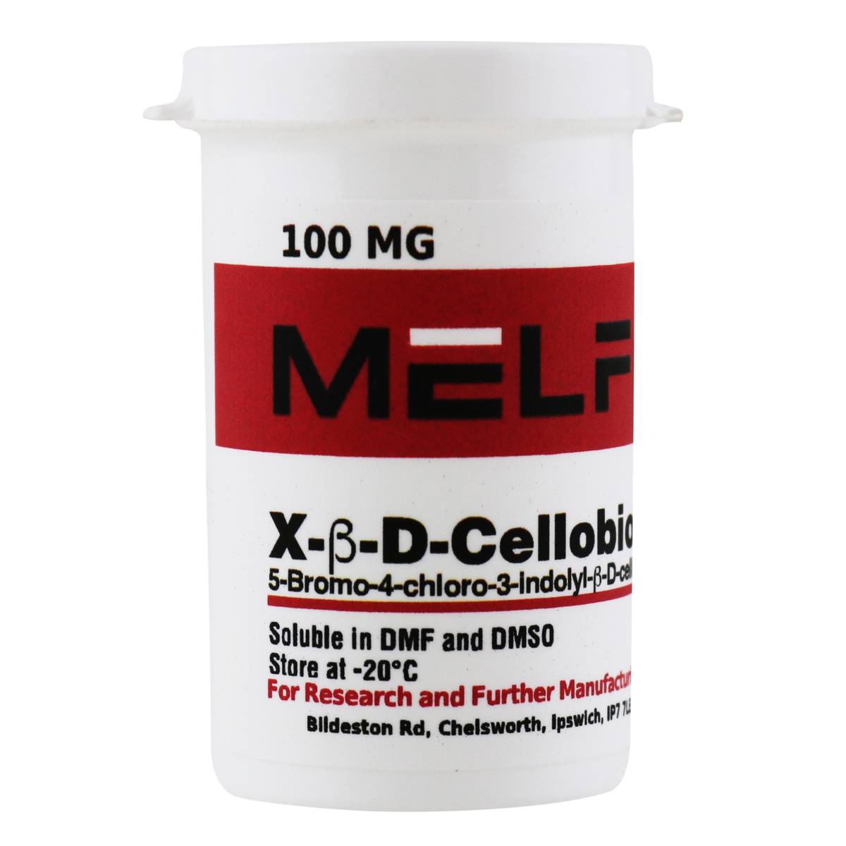 5-Bromo-4-chloro-3-indolyl-β-D-cellobioside [X-β-D-Cellobioside], 100 Milligrams
