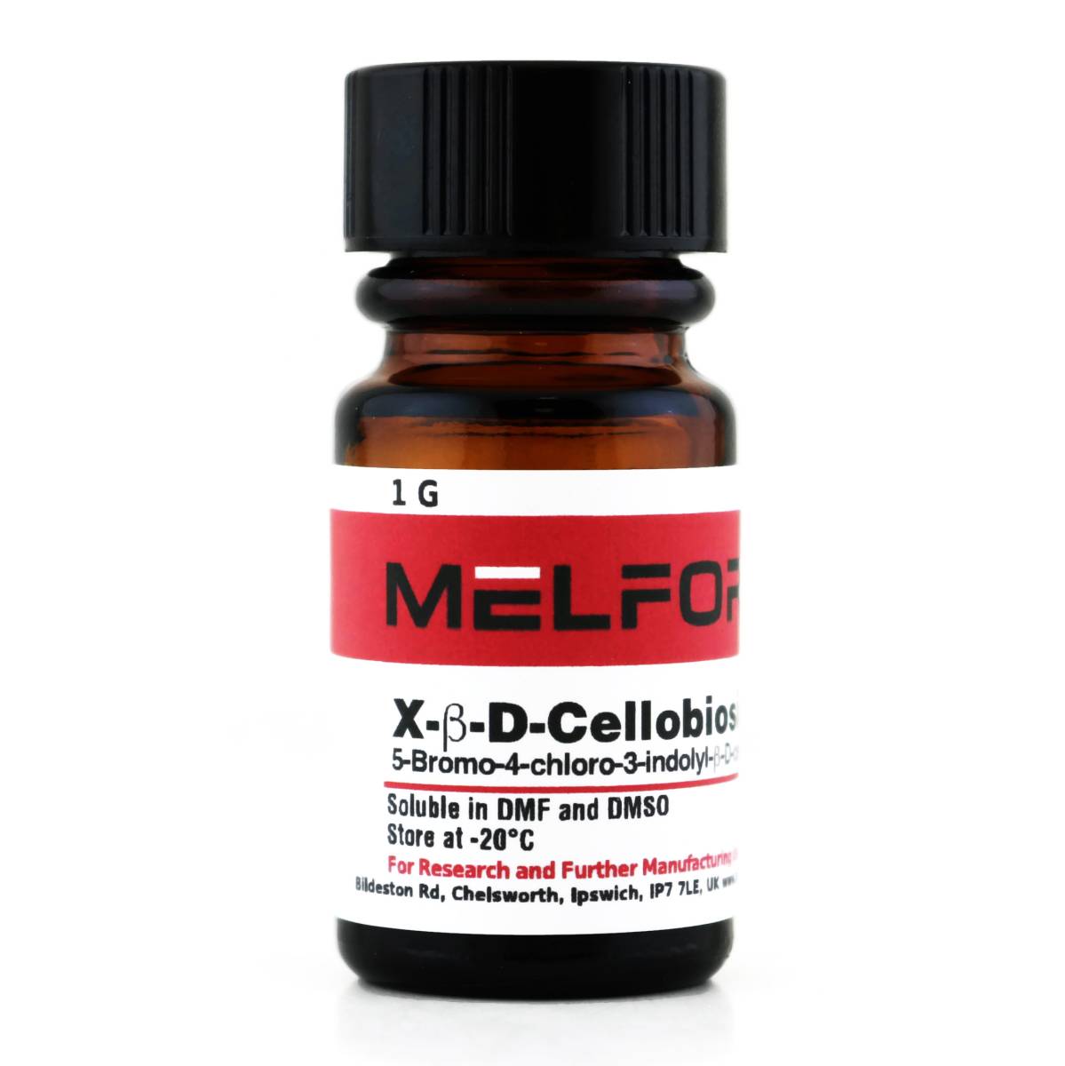 5-Bromo-4-chloro-3-indolyl-β-D-cellobioside [X-β-D-Cellobioside], 1 Gram