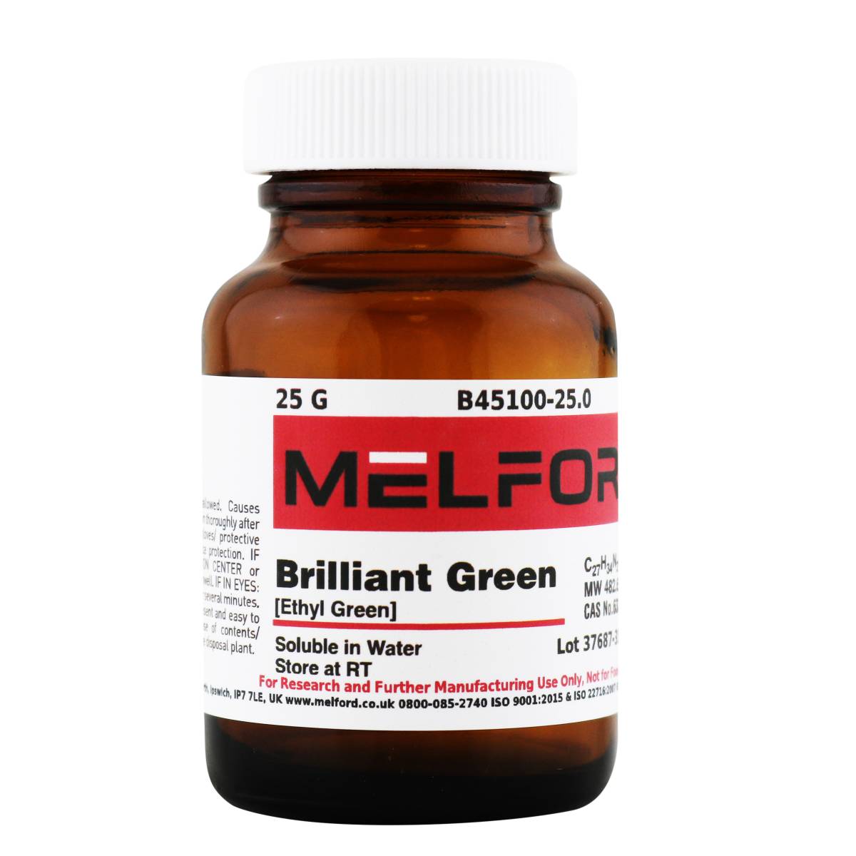 Brilliant Green [Ethyl Green], 25 Grams
