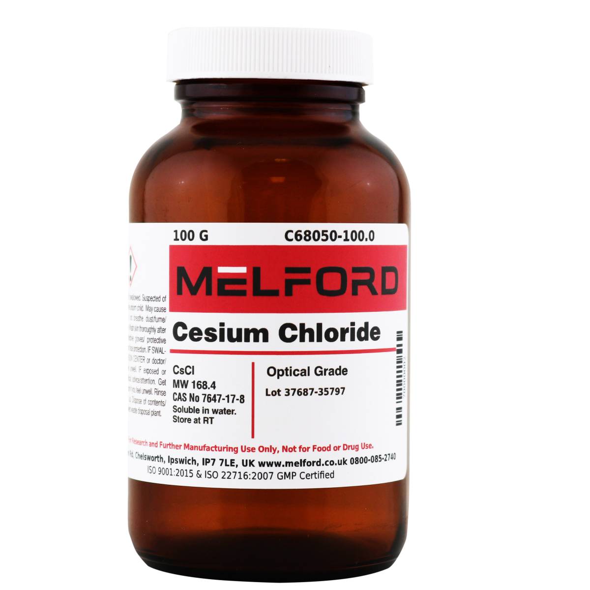 Cesium Chloride, 100 Grams