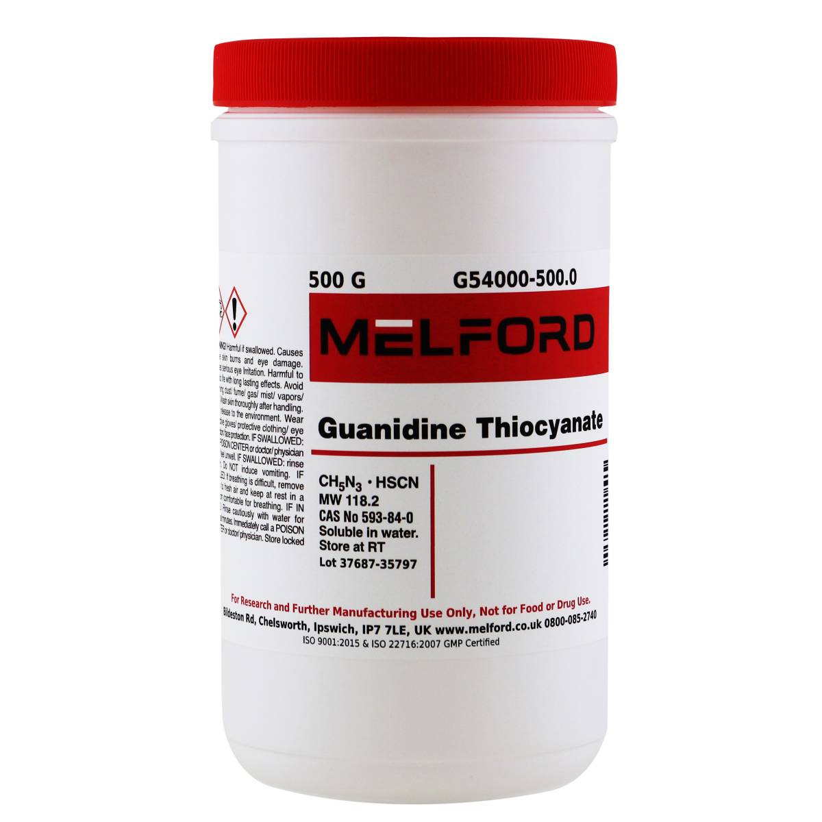Guanidine Thiocyanate, 500 Grams