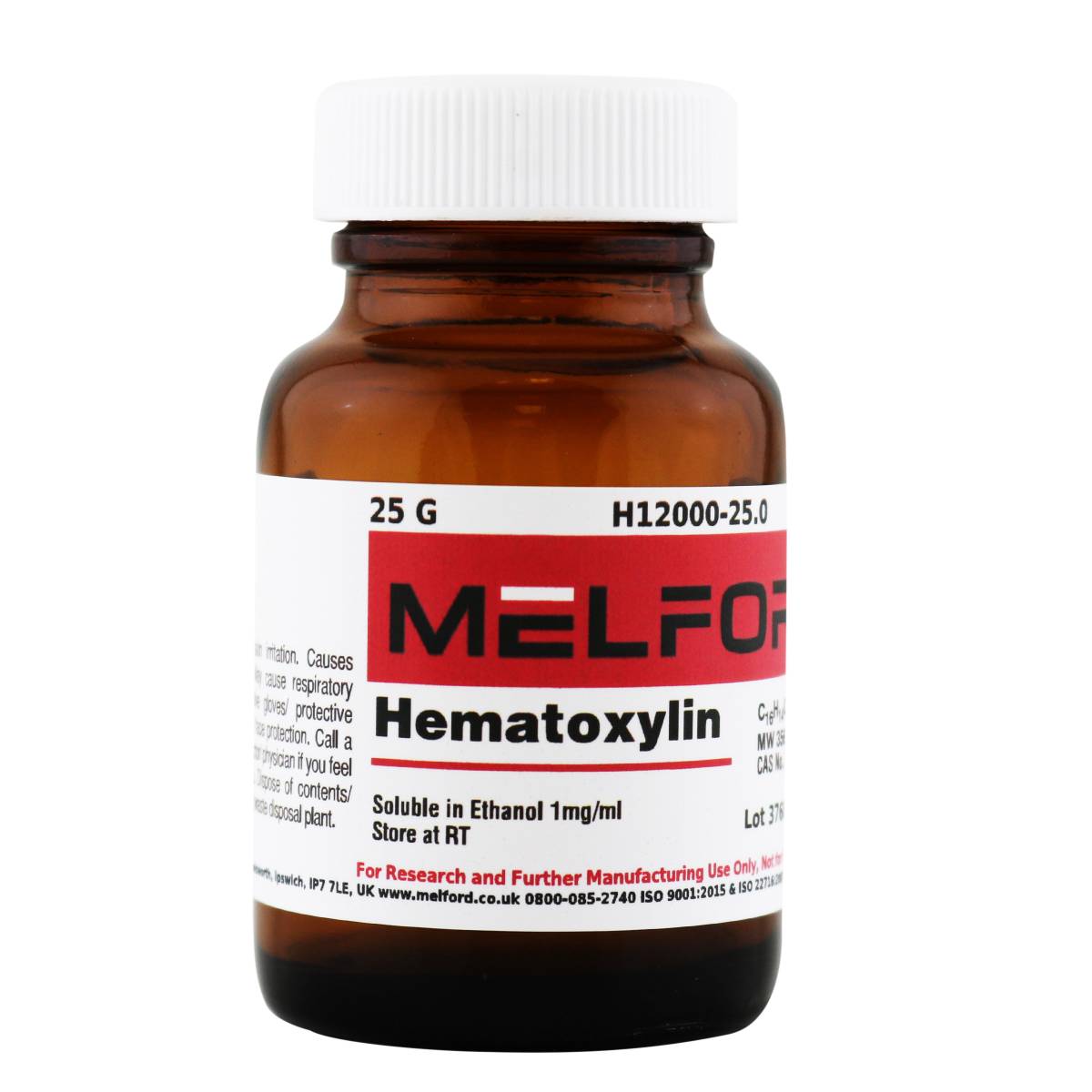 Hematoxylin, 25 Grams