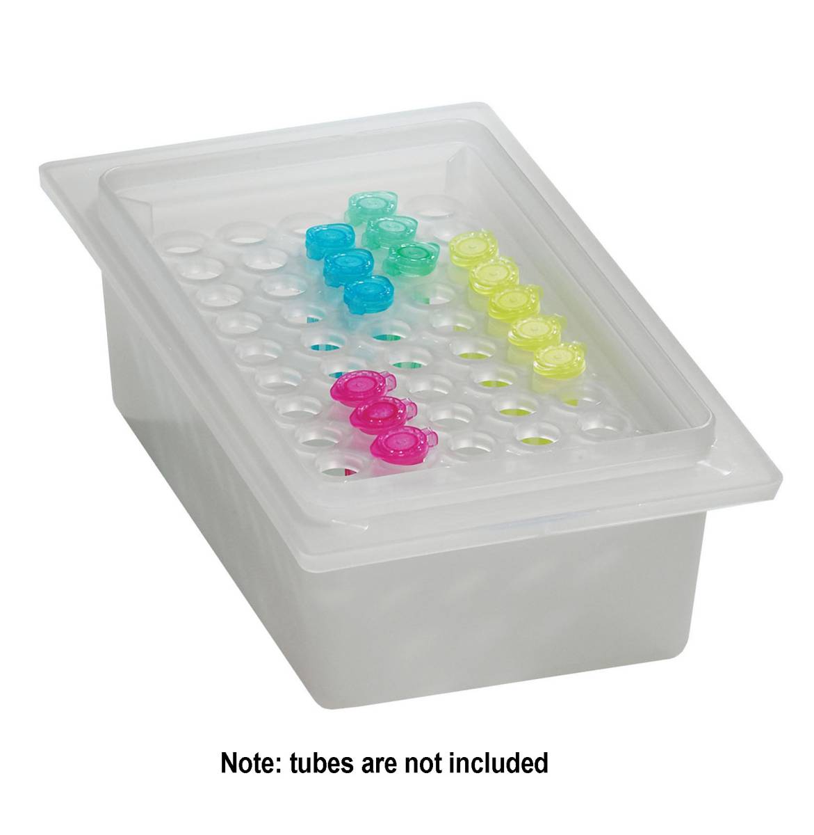 Micro-Tube Ice Rack, Polypropylene, for 1.5 ml Tubes, 50 Tube Capacity