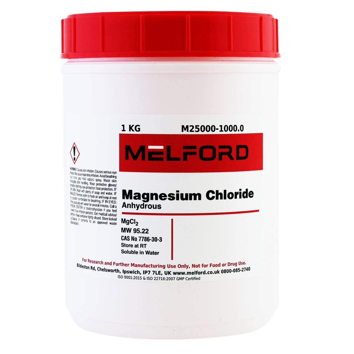 Magnesium Chloride Anhydrous, 1 Kilogram