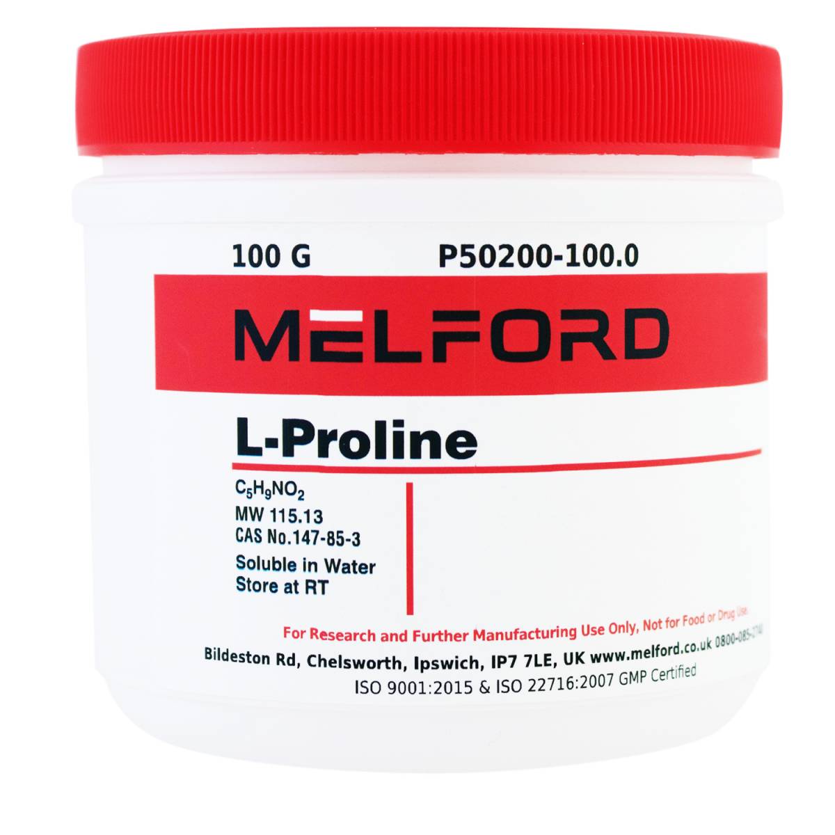 L-Proline, 100 Grams