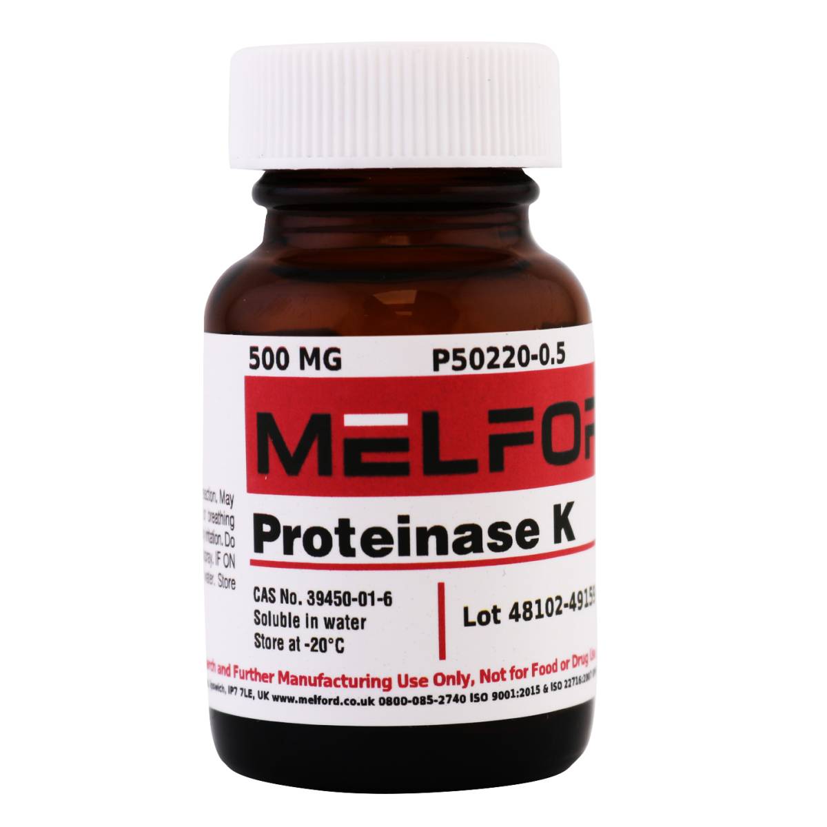 Proteinase K, 500 Milligrams