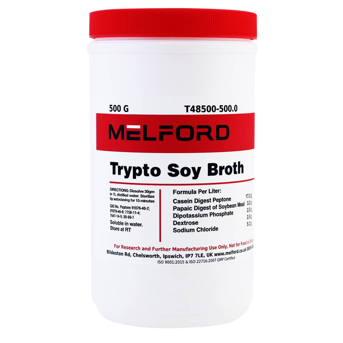 Trypto Soy Broth, 500 Grams