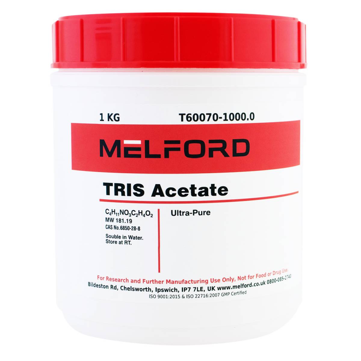TRIS Acetate Ultra Pure, 1 Kilogram