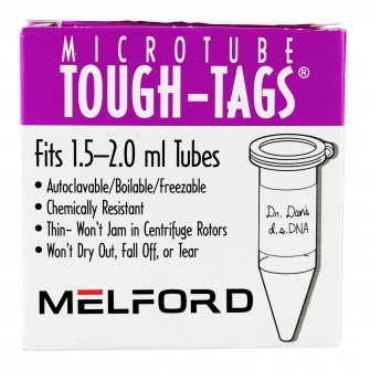 Tough-Tags, 1.5-2.0ml, White, 1000/pk