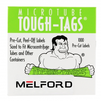 Tough-Tags, 1.5-2.0ml, Green, 1000/pk