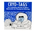 Cryo-Tags, 1.5x3/4", White, 1000/pk