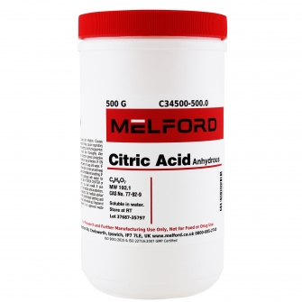 Citric Acid Anhydrous, 500 G