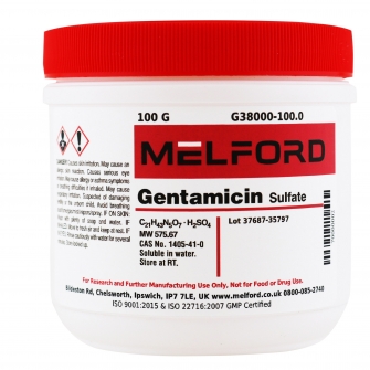 Gentamicin Sulfate, 100 G