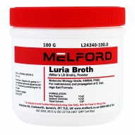 Luria Broth (Miller’s LB Broth) Animal Free, Powder, 100 G