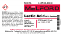 Lactic Acid, 500 ML